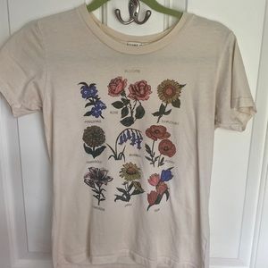 urban outfitter’s floral tee